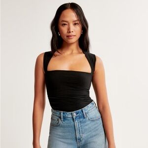 Abercrombie & Fitch The A&F Ava Top Black XS